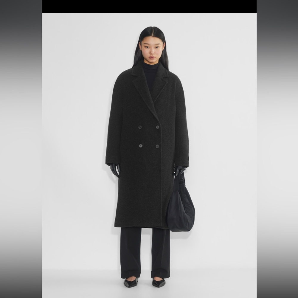 80% wool Club Monaco black coat women’s small